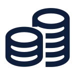 Money Integral Line SVG Icon